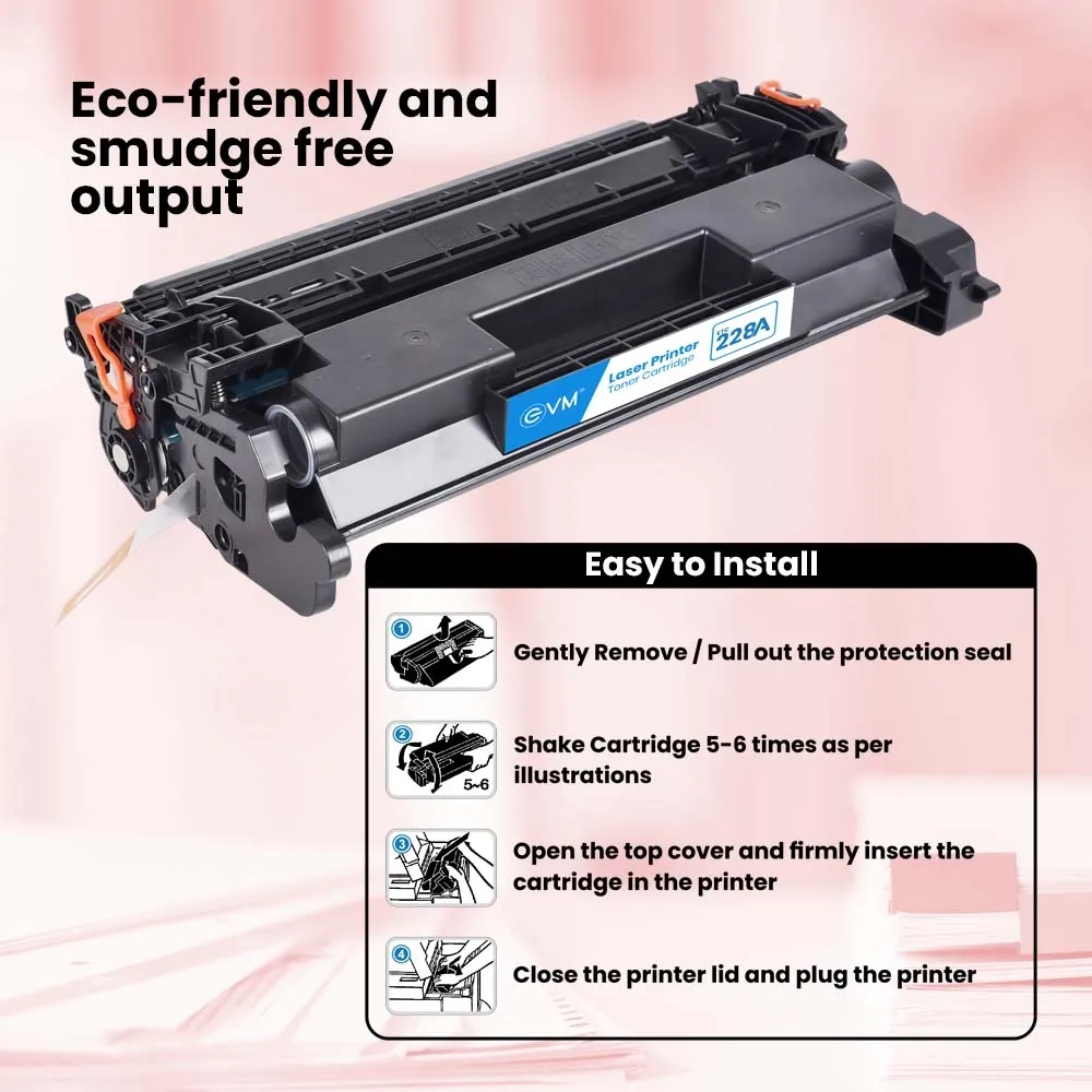 EVM Compatible Laser Cartridge For HP 228A With Chip view 4
